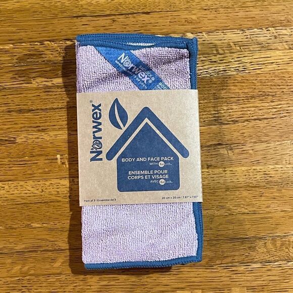 Norwex Mini Face & Body Cloths set of 3 NWT - Picture 1 of 6